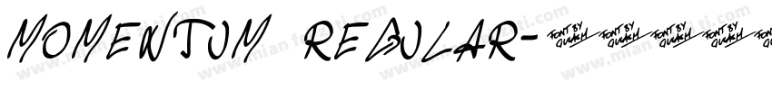 Momentum Regular字体转换